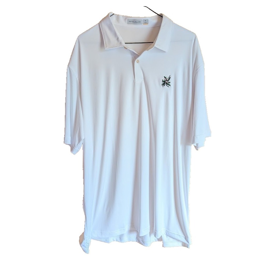 Peter Millar Polo Shirt Mens XL Featherweight UPF 50+ Golf Embroidered Preppy